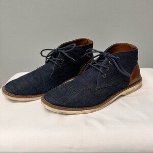 Nautica blue jean and brown dress shoe mens 11 light wear as shown